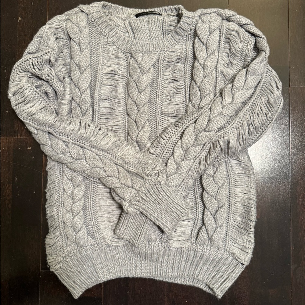 Fashionable Light gray sweater size S